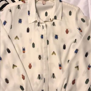 FOREVER 21 Beetle Blouse